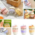 Personalised Hoho Printed Glass Tumbler with Lid and Straw - 450ml